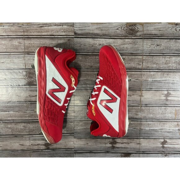 New Balance Baseball Cleats L3000TR4 size 17 D color red Brand New - Picture 7 of 13
